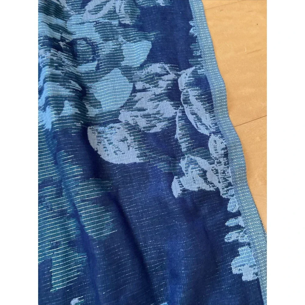 BLUE BEAUTY collection 18 scarf floral blue shades